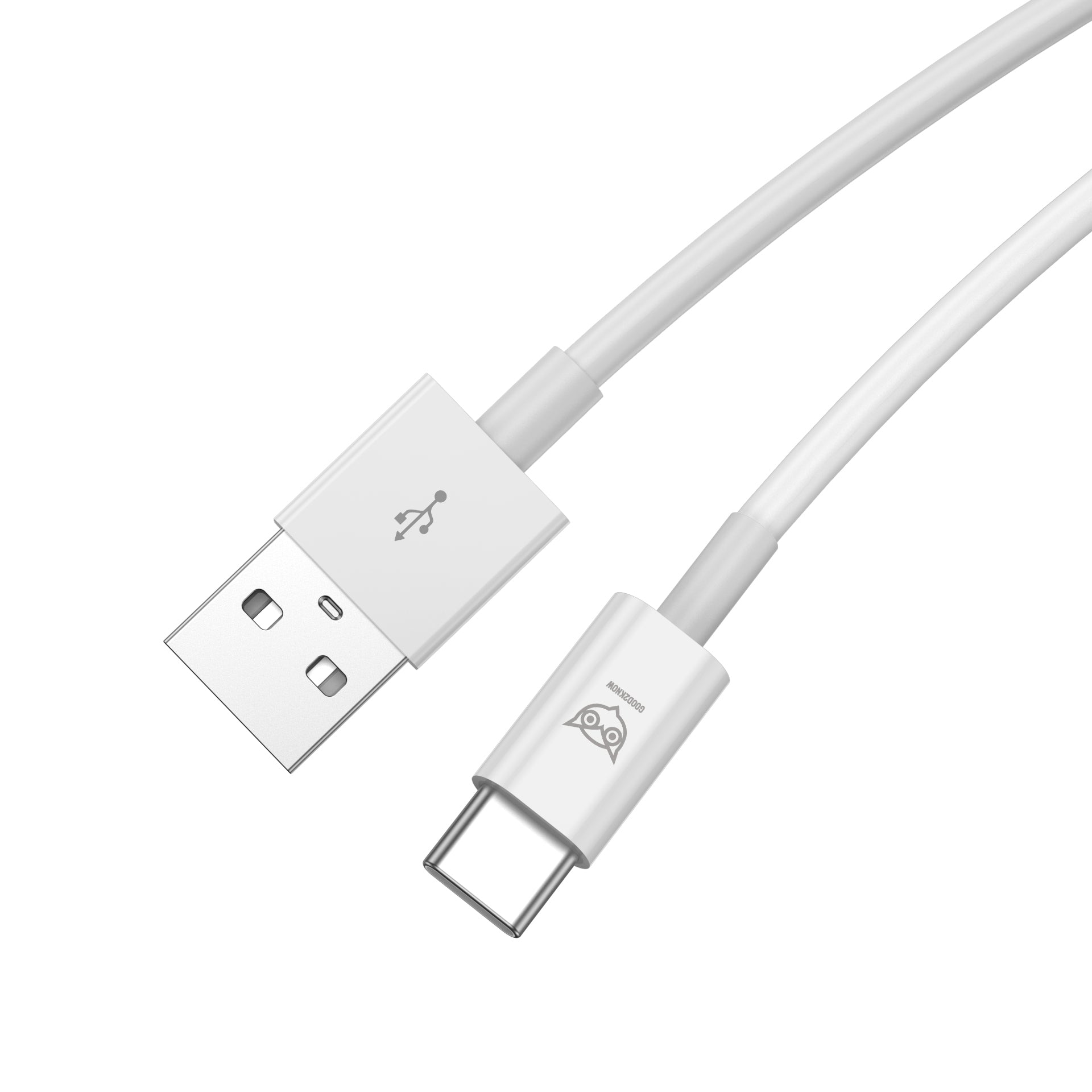 USB A Naar USB C - 20CM - Motorhouder Kabel, Powerbank Kabel, Klein en Compact