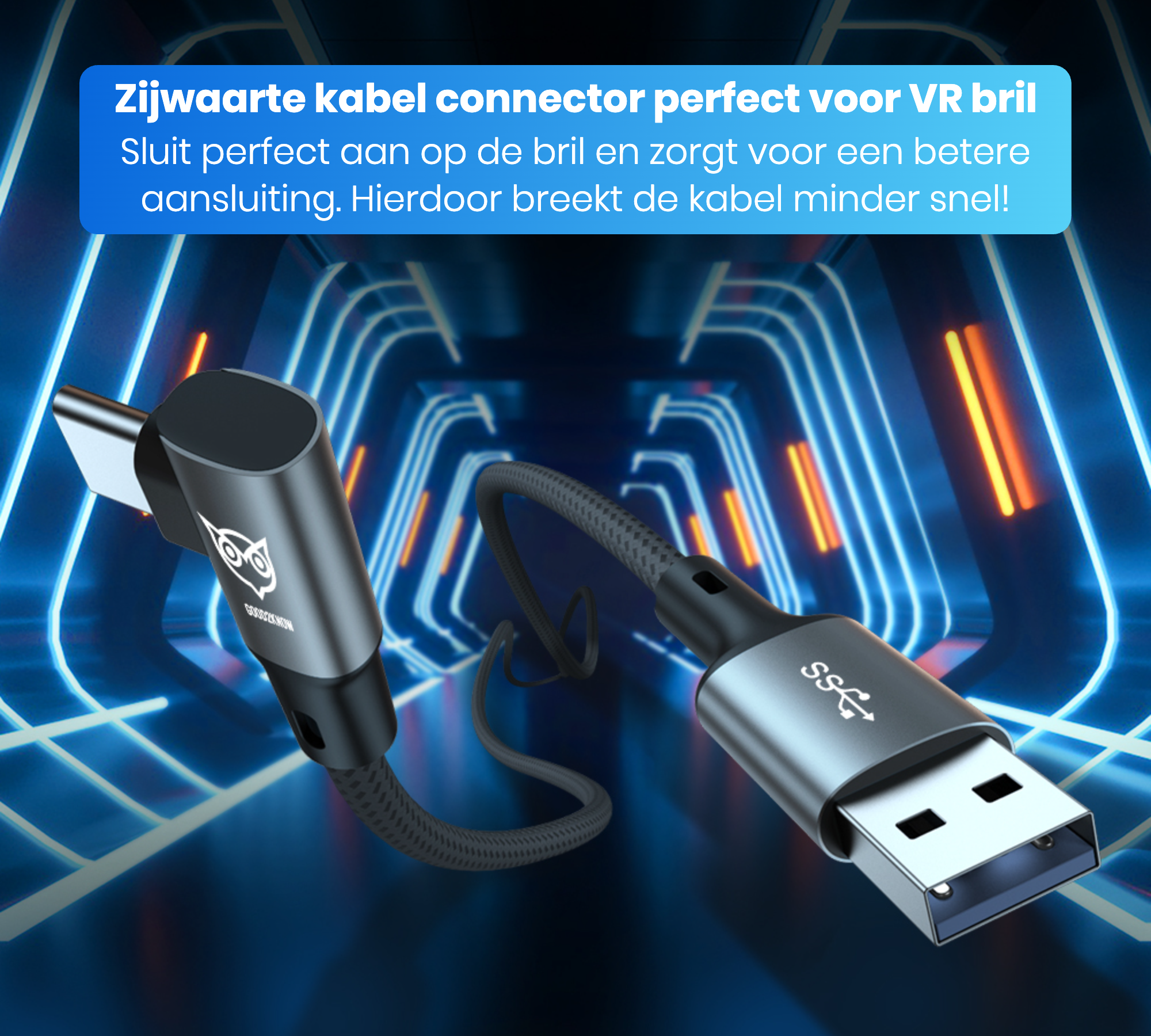 SZZCNOX VR Headset Tail Plug Charging Connection Cable SZZCNOX VR Headset Tail Plug Charging Connection Cable