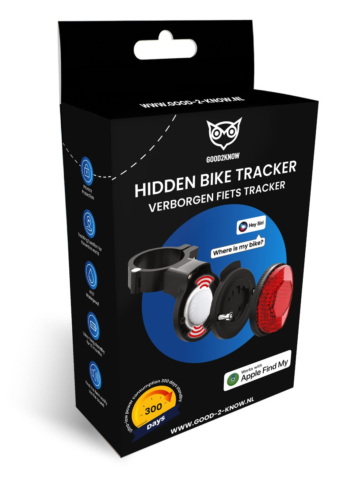 Gps Tracker Fiets inclusief Airtag – Fiets tracker – Fiets Gps - [G2K-72]
