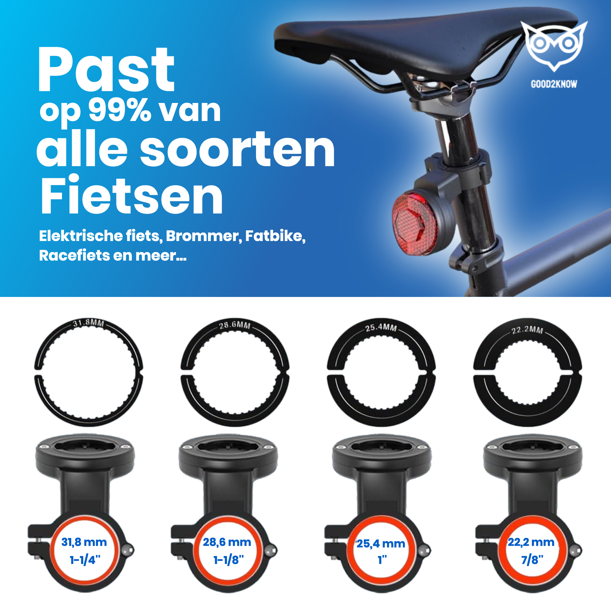 FahrradFinden Van BikeFinder GPS-fietstracker, verborgen in het stuur, fietsdetectieapparaat, anti-diefstal, diefstalbeveiliging, simkaart inclusief ABO vereist