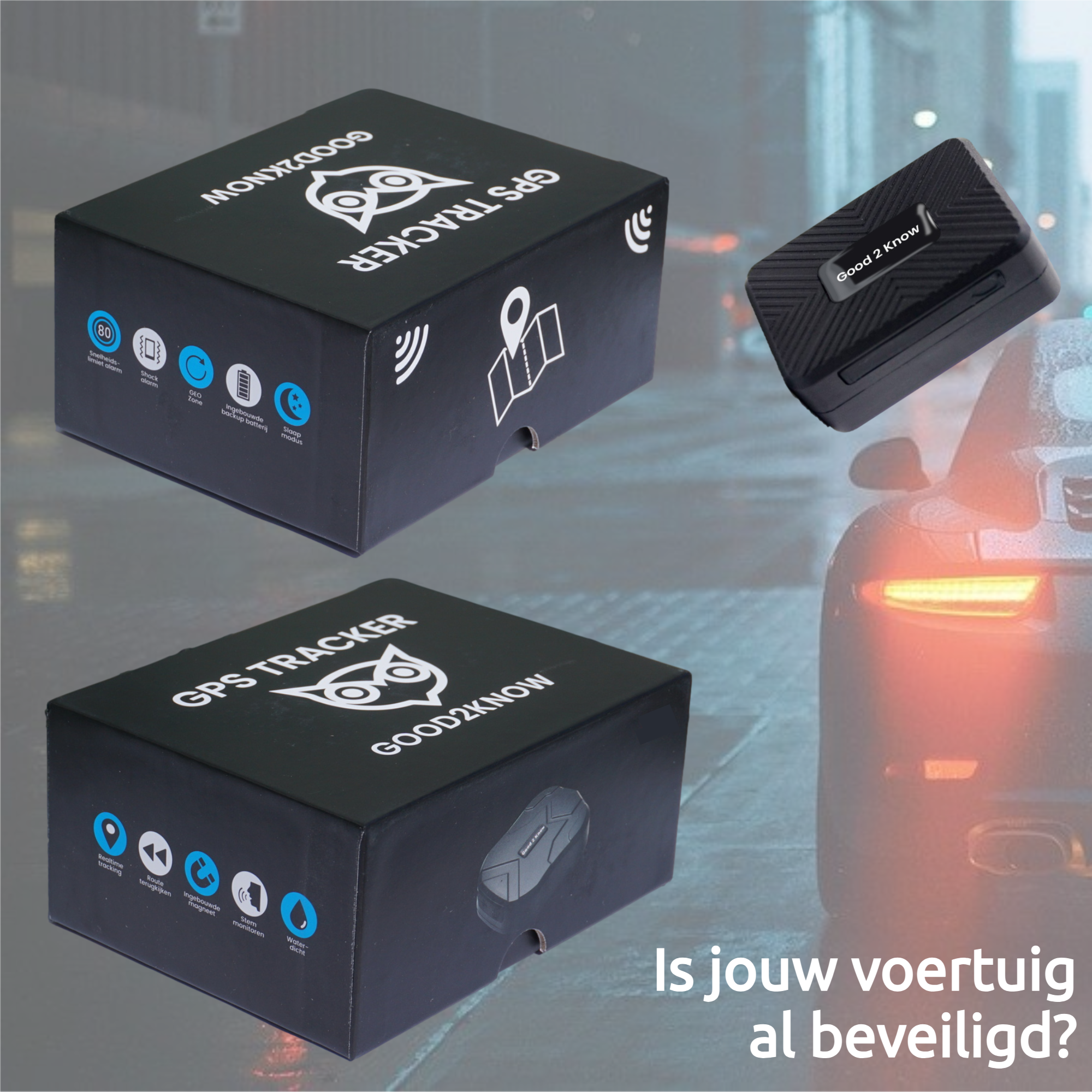 GPS tracker MINI 30 dagen Inclusief Simkaart & Zonder Abonnement(G2K-52)