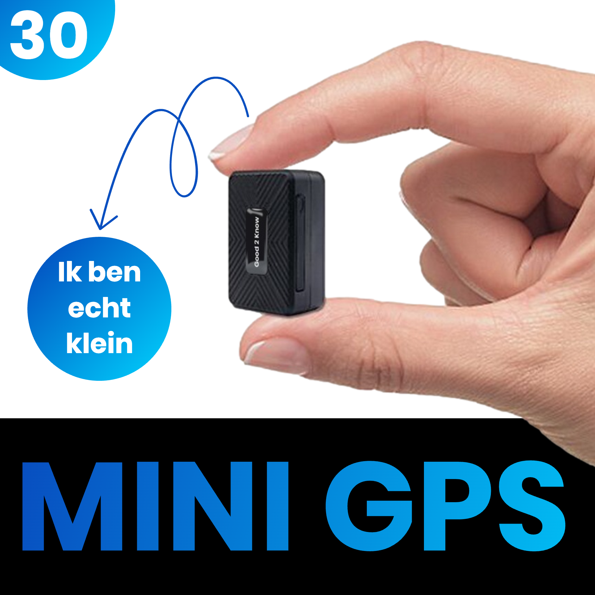 GPS tracker MINI 30 dagen Inclusief Simkaart & Zonder Abonnement(G2K-52)