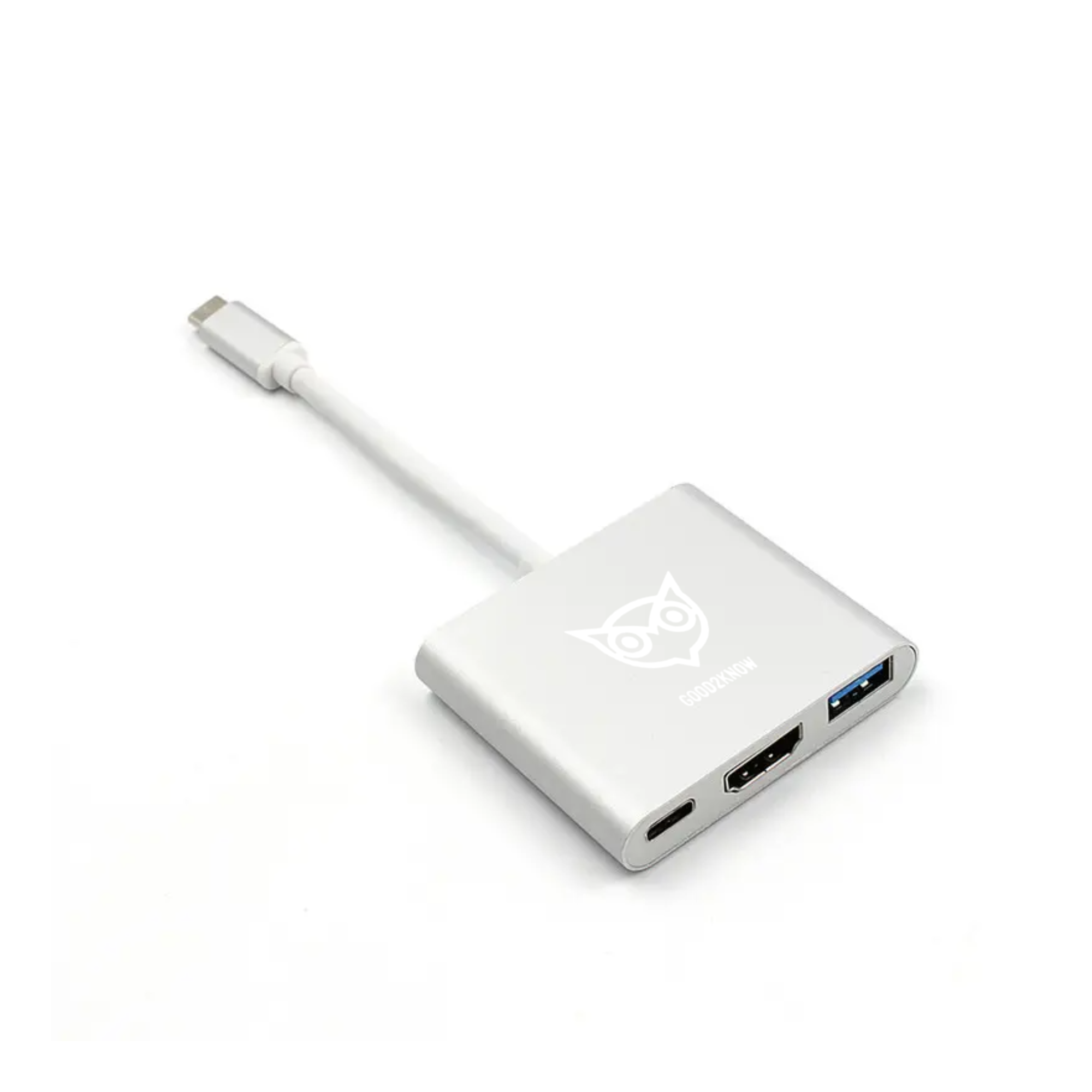 3 in 1 usb c adapter - usb c naar HDMI - 4K@60hz HDMI - PD usbc - USB 3.0