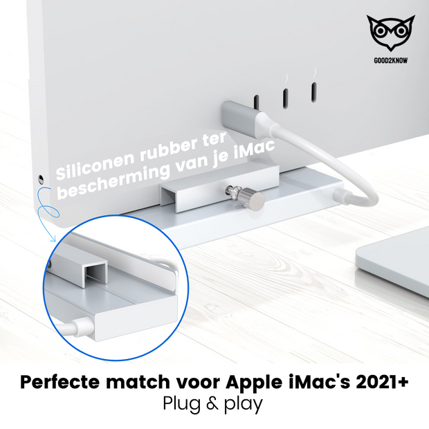 Good2know iMac hub - USB-C - Gen2 - 5 in 1 - Geschikt voor iMac 24 inch, iMac 27 inch