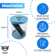 Good2know Telefoon Kluis met Tijdslot - Stoppen met Roken - Timer – Kluis - Opbergdoos - Blauw – meer Focus & Zelfdiscipline