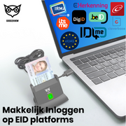 Good2know Id Card Reader - Memory Card Reader - eID - Belgium - Mac, Windows