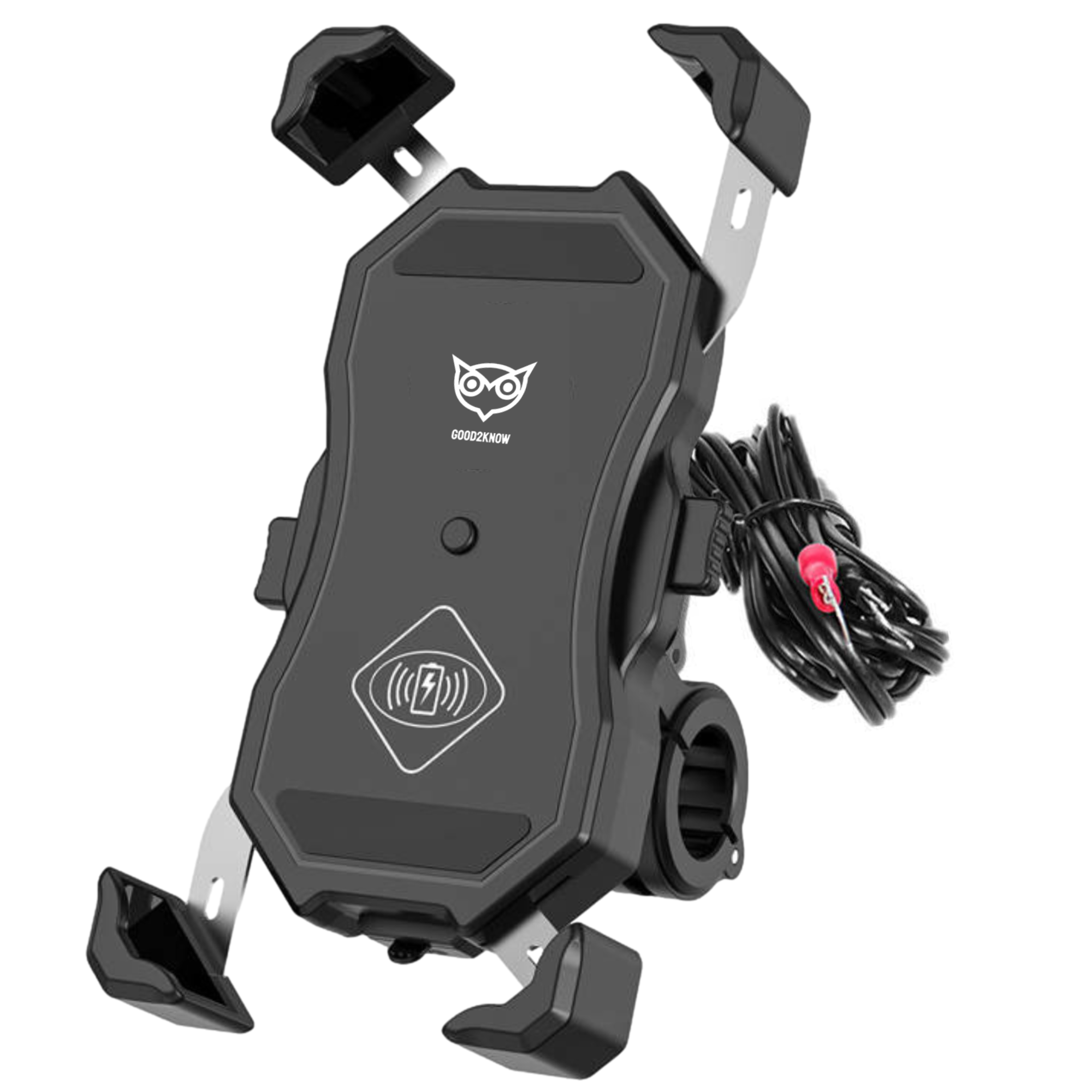 Sovica Telefoonhouder voor motorfiets, sport, met snellader, 2,1 A, geldig voor alle soorten stuur, waterdichte beschermhoes met geldig vizier voor smartphones tot een scherm van 7,5 inch Sovica Telefoonhouder voor motorfiets, sport, met snellader, 2,1 A, geldig voor alle soorten stuur, waterdichte beschermhoes met geldig vizier voor smartphones tot een scherm van 7,5 inch