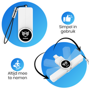 Good2know Id Kaartlezer mini - USB C - België – Kaartlezer identiteitskaart – Identiteitskaartlezer - eID – Id Lezer – Mac, Windows, telefoon, tablet