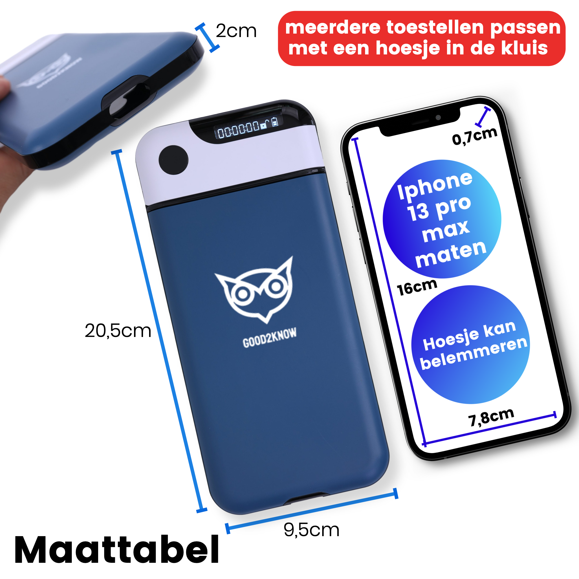 Digitale Timer Lock Box, Mobiele Telefoon Lock Box met Timer, Timer Digitale Timer Lock Box, Mobiele Telefoon Lock Box met Timer, Timer