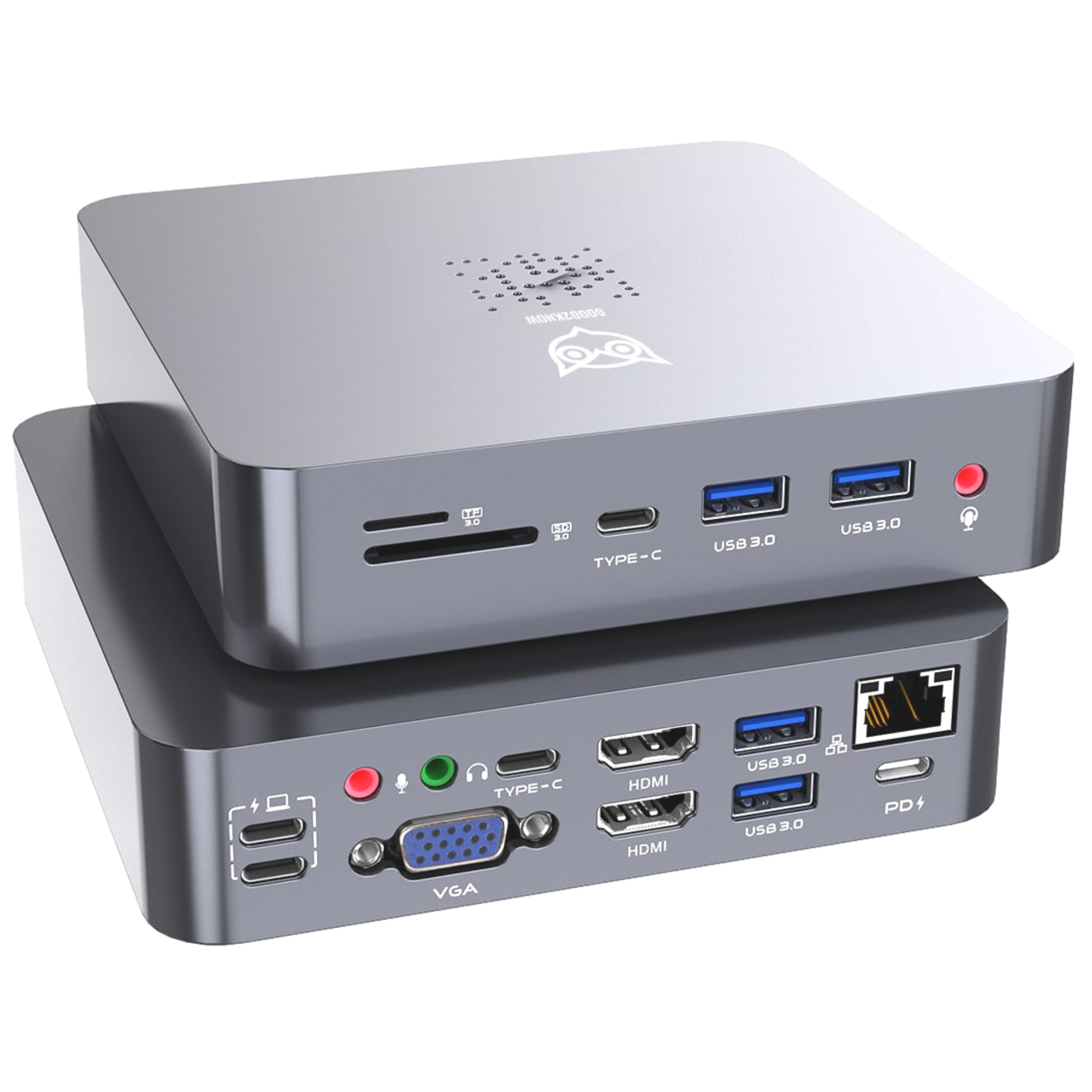 Macbook Hub Docking station 8 in 2 - 4k HDMI Usb Splitter Alleen Geschikt voor Macbook Air en Macbook Pro