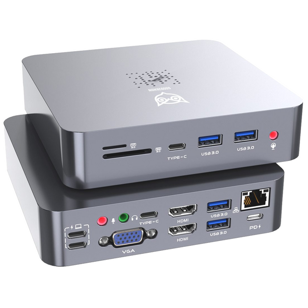 Good2know Macbook Hub - Docking station - 18 in 2 - 4k HDMI - Usb Splitter - Alleen Geschikt voor Macbook Air en Macbook Pro