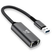 Good 2 Know Ethernet adapter USB-A - Rj45 - USB A naar Ethernet adapter - Internet adapter - 20CM - Aluminium behuizing