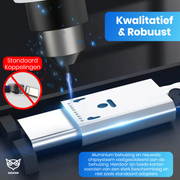 Good 2 Know Ethernet adapter USB-A - Rj45 - USB A naar Ethernet adapter - Internet adapter - 20CM - Aluminium behuizing